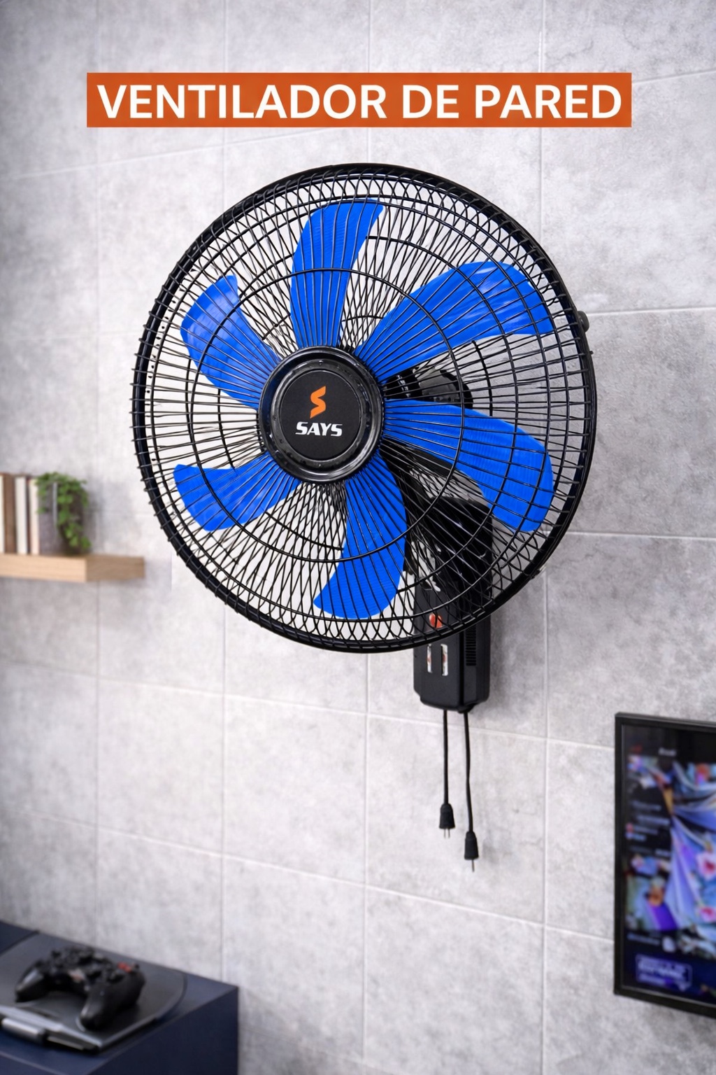 VENTILADOR DE PARED 18" ROLINERA   SAYS
