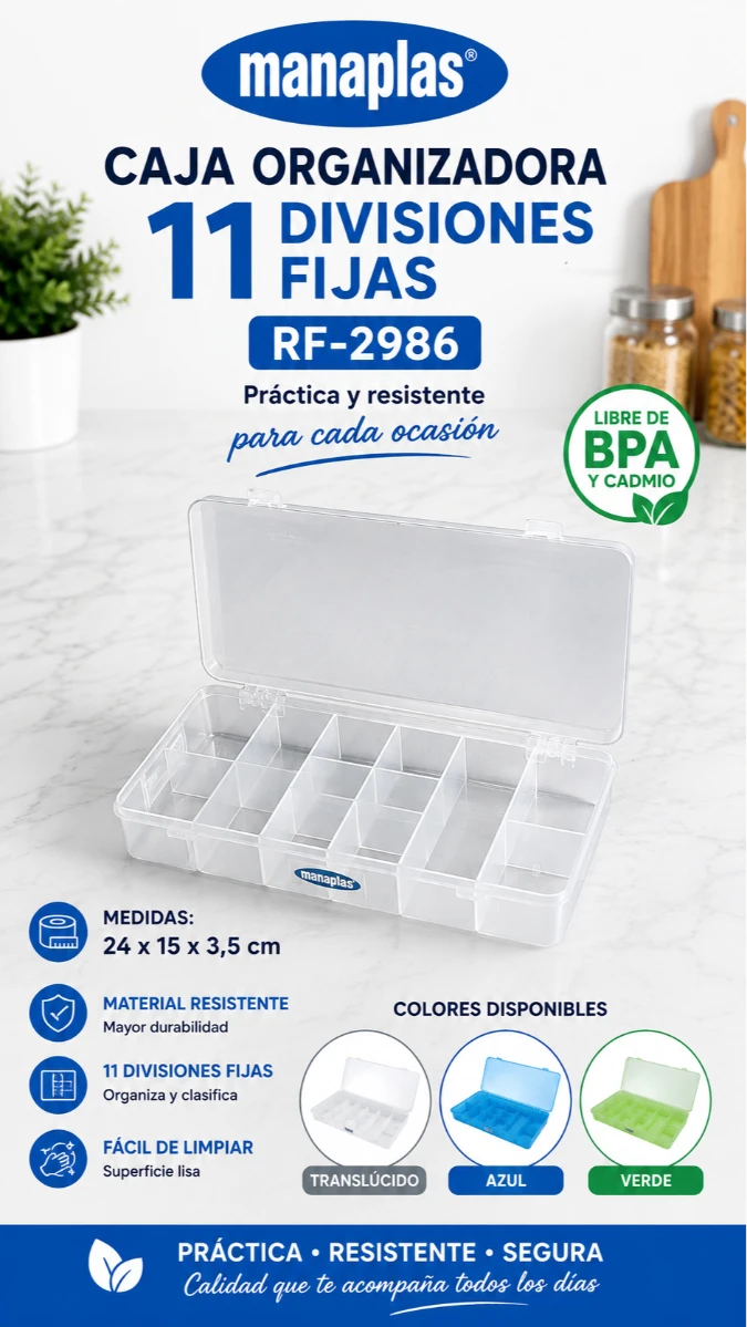 CAJA ORGANIZADORA RF/2986  MANAPLAS