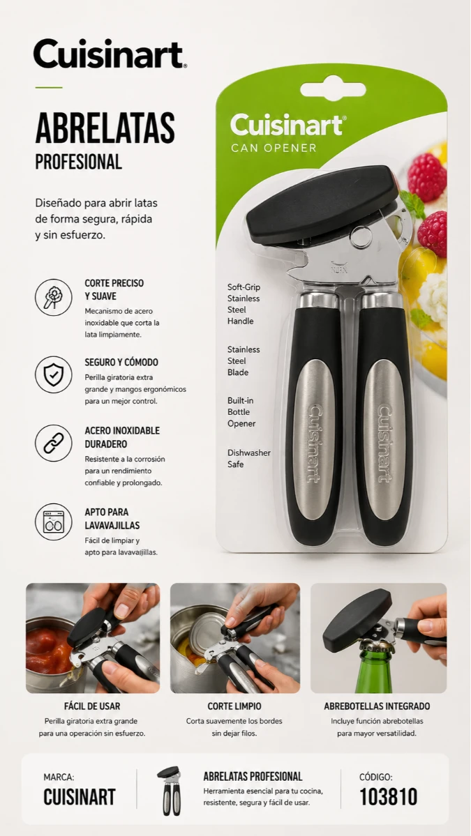 ABRELATAS RF/CTG-07-CO CUISINART