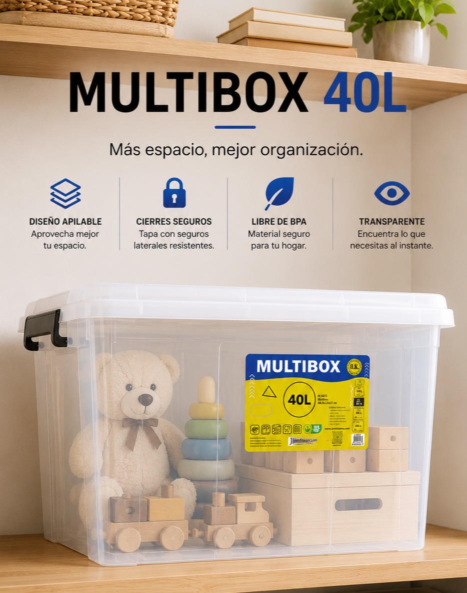 CAJON MULTIBOX TRANSP. 40LT